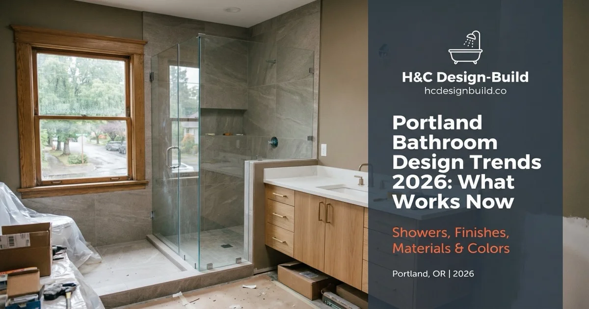 Portland Bathroom Design Trends 2026: What Works Now