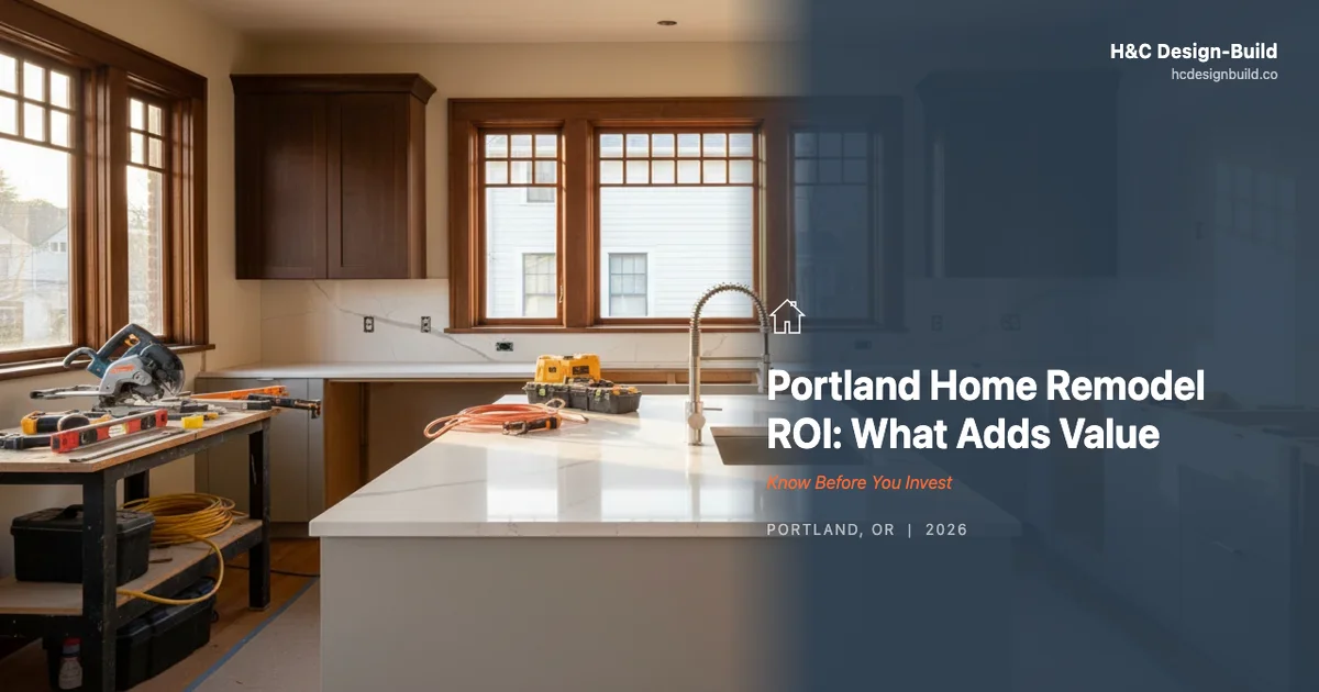 Portland Home Remodel ROI: What Adds Value in 2026