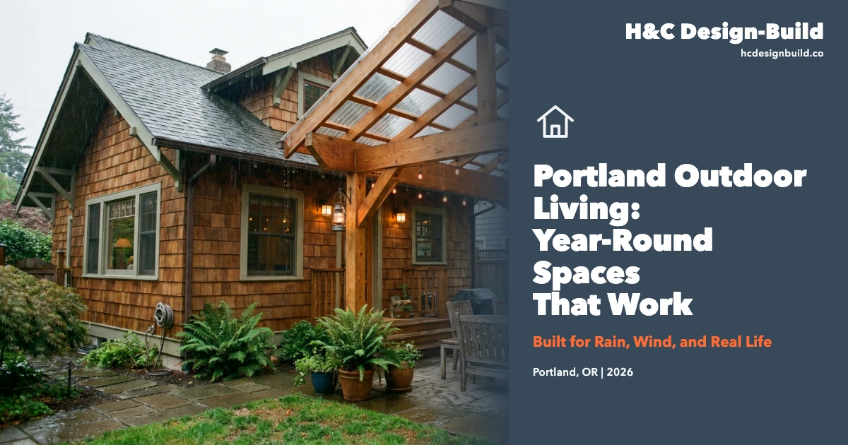 Portland Outdoor Living: Year-Round Spaces That Work