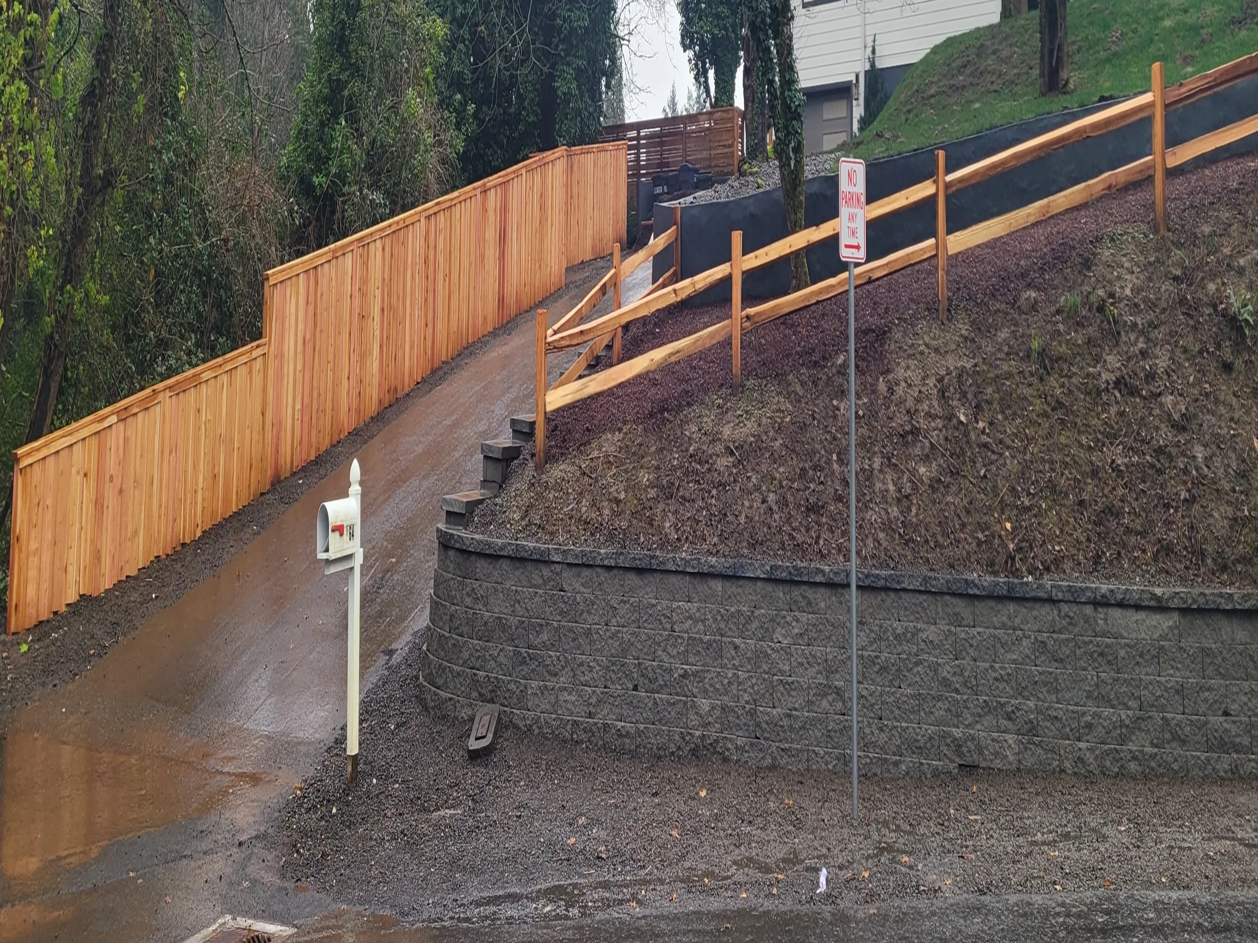 Completed residential exterior project by H&C Design-Build in Portland