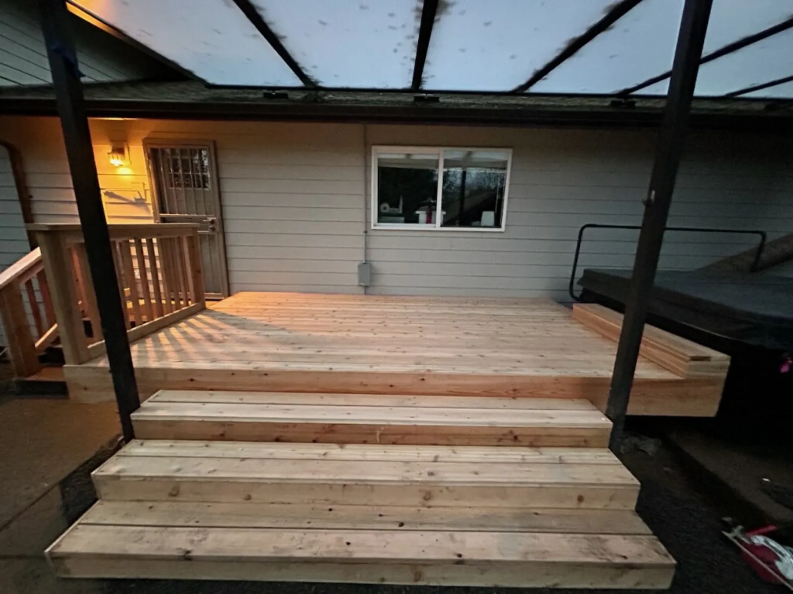 NE 112th Cedar Deck and Stair Rebuild project
